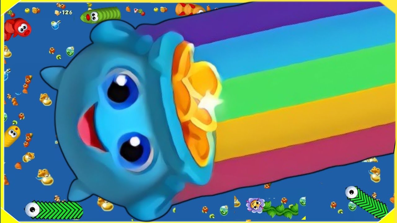 🐍🐍Wormszone.io | giant SLITHER SNAKE TOP 01/epic worms zone best gameplay! I 😈 WORM  SNAKE WORLD ⚡