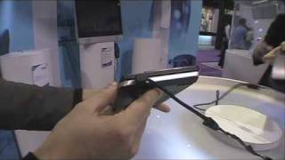 MSI 7 inch dualscreen tablet at CES 2010