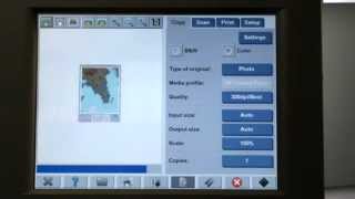HP T1100 mfp - How to do a simple copy function