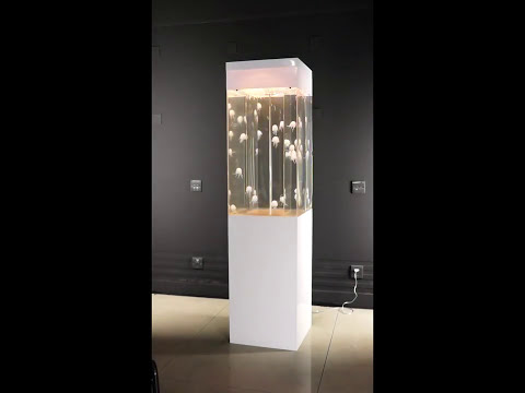 LED Artificial Jellyfish Aquarium Tanks White Frame | Canada