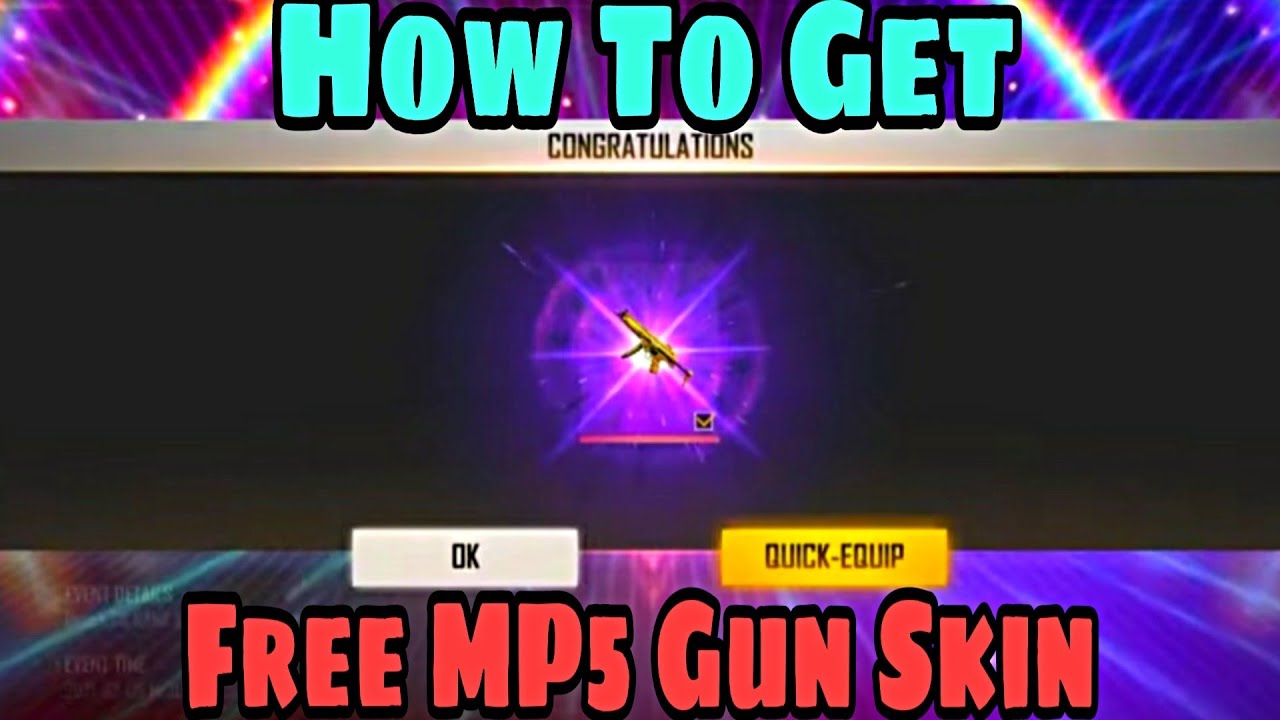 How To Get Free Permanent MP5 Gun Skin || 
