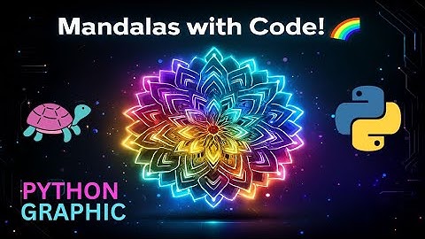 ✨ Python Turtle Mandala Art! Create Stunning Mandala | M3EP3