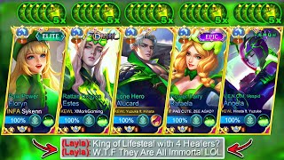 ALUCARD + 4 HEALERS WITH A TWIST?! 😱 (ALL FLASK OF OASIS) - 5 MAN ALL IMMORTAL WTF! 🤣