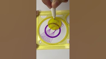 Calming Spiral Visuals ASMR | Peaceful Spirograph Patterns for Rest! #art #shorts #spirograph #asmr