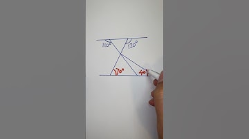 Basic geometry: angles of triangle | Triangle sum theorem #angle #shorts