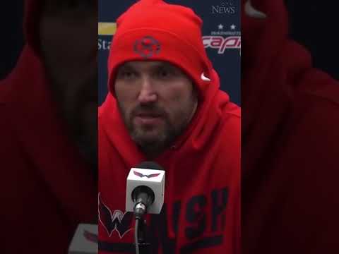 'Please no more war': Alex Ovechkin pleads for peace #shorts