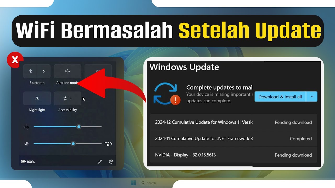 Cara Mengatasi Wifi Tidak Muncul di Windows 11 Setelah Update - YouTube