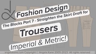 Fashion Design - Prep The Skirt - Trouser Draft Coming Next
