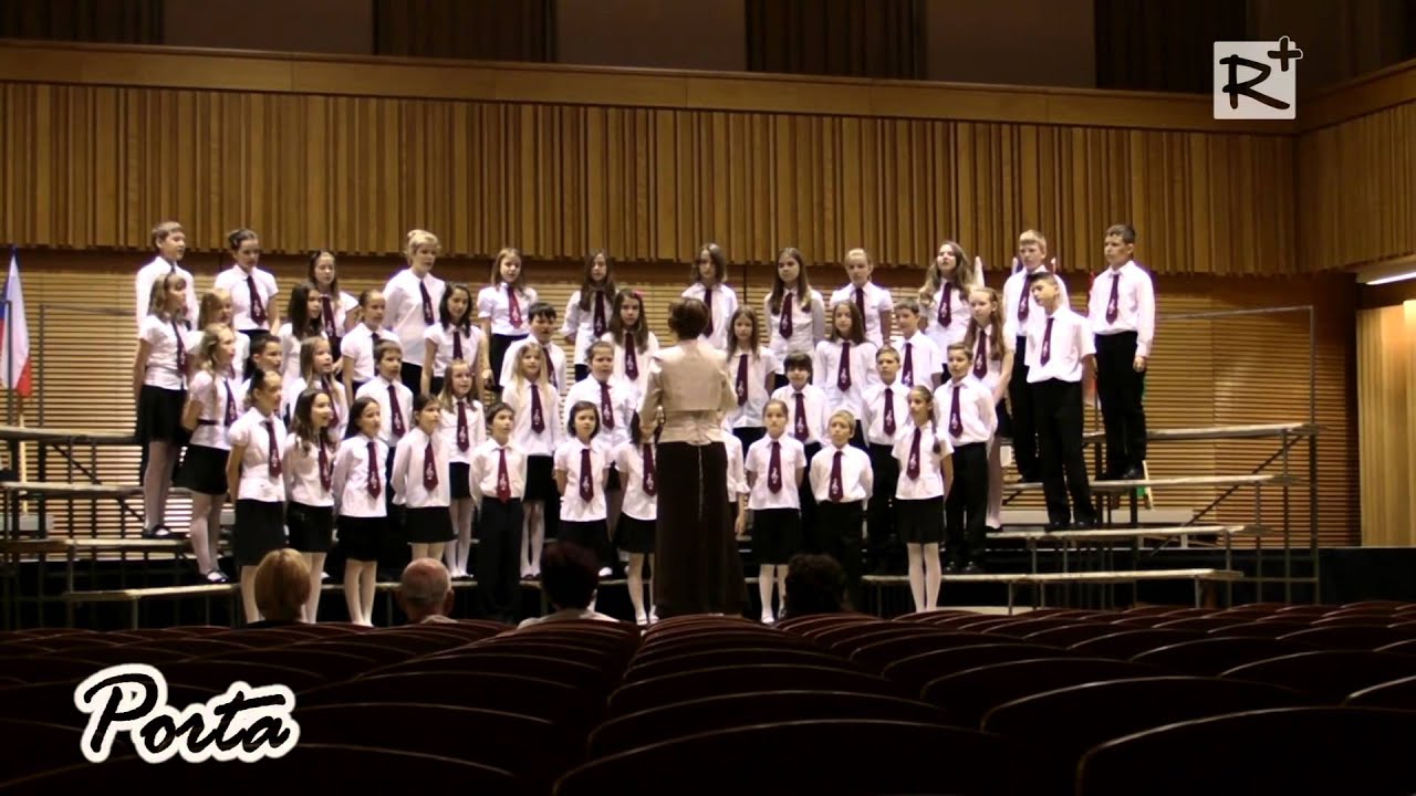 Kicsinyek kórusa Olmützben az Énekek Ünnepén