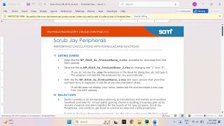 New Perspectives Excel 2019 | Module 3: SAM Project 1a Scrub Jay Peripherals