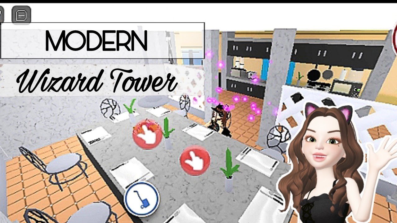 Modern Minimalist Wizard Tower Tour | Hotel/Apartment in Meep City