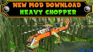 Heavy Forestry Helicopter | Farming Simulator 2017 | Logging Mods