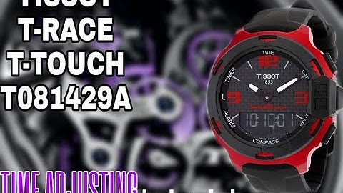 TISSOT  T-RACE T-TOUCH T081429ATIME SETTING | SALIM REZA | TIME SYCN | TIME ADJUSTING | CHANGE TIME