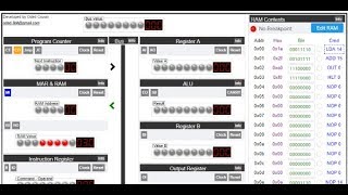 8-bit emulator - counting program