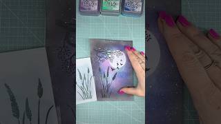 Quick and easy #inkblending  and #stencilling with #distressoxide