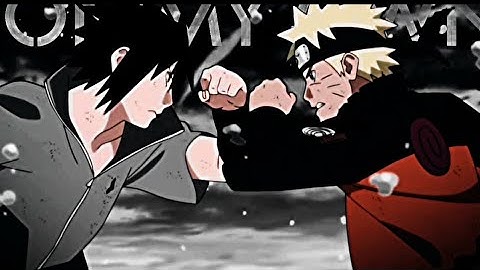 Naruto vs sasuke || AMV || EDIT/ON MY OWN ||UCHIHA PLAYZ