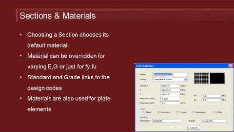 MAXSURF Multiframe - Sections and Materials