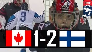 Finland eliminates Canada | 2019 WJC Highlights | Jan. 2, 2019