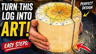 Techniques Sawing Teak Log According to Segmentation Model - Secret Behind Prefect Cut On Round Wood