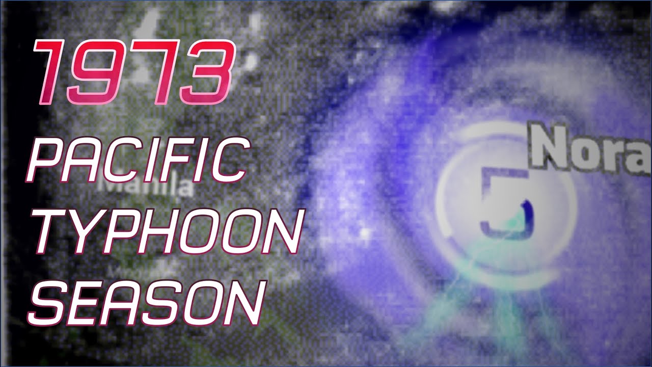 1973 Pacific Typhoon Season Animation