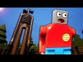 Escaping Siren Head in the Lego City Forest in Brick Rigs Gameplay!