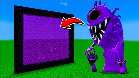How to Make A Portal To The Durple Sprunki Phase 6 Dimension in Minecraft!