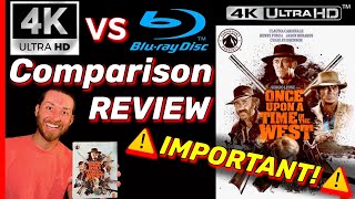 Once Upon a Time in the West 4K UltraHD Blu Ray Review & 4K vs Blu Ray Image Comparisons & Unboxing!