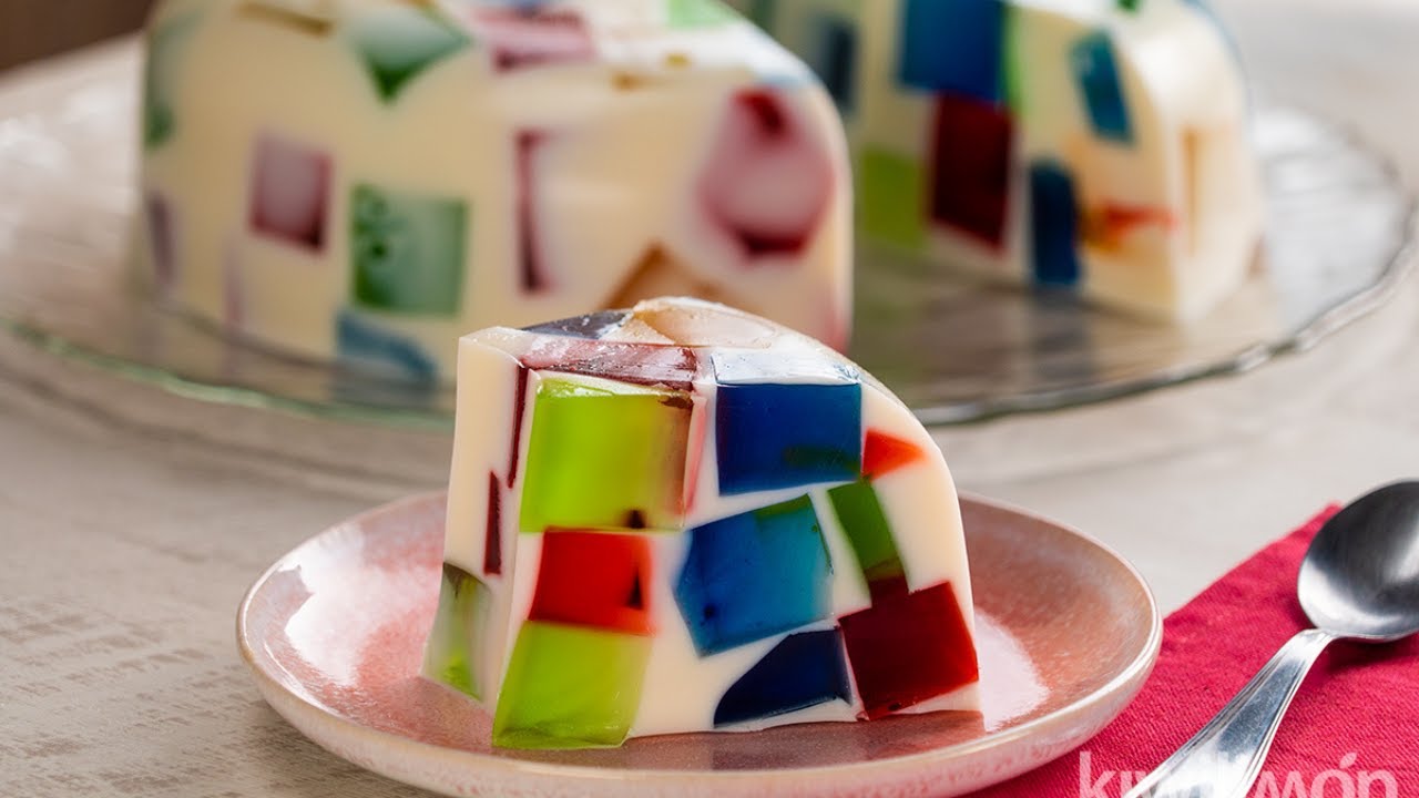 Cómo hacer Gelatina de Mosaico de Tres leches Recetas Kiwilimón YouTube