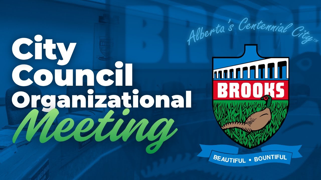 City of Brooks Council Organizational Meeting | November 3, 2025
