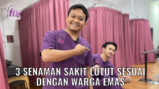 3 Senaman Sakit Lutut Sesuai untuk Warga Emas