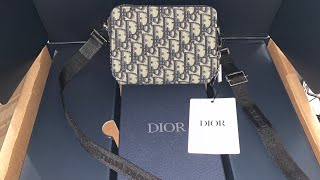Dior Pouch With Shoulder Strap Unboxing Review