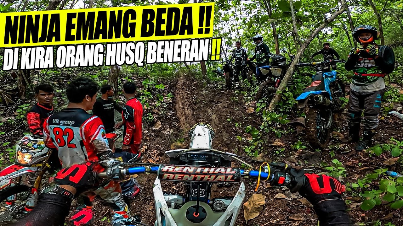 PAKAI NINJA HUSQVARNA, SEMUA MATA TERTUJU KEPADAKU!! Karena Semua Jalur Dilibas!! (Bantur Compas #2)