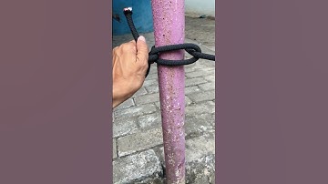 Incredible Loop Knot With Quick Release  #survivalknots #knotskill #knots