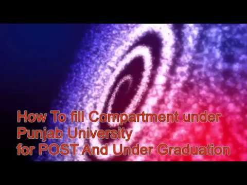 How To Register For Post And Under Graduation Compartment | full details