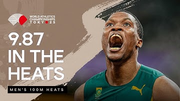 Leotlela stuns in the 100m heats with 9.87 🔥 | World Athletics Championships Tokyo 25