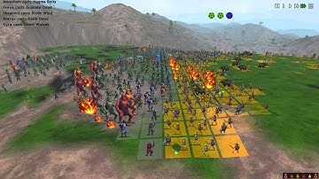 Dominions 4: Middle Ages Machaka vs Shinuyama Multiplayer Battle