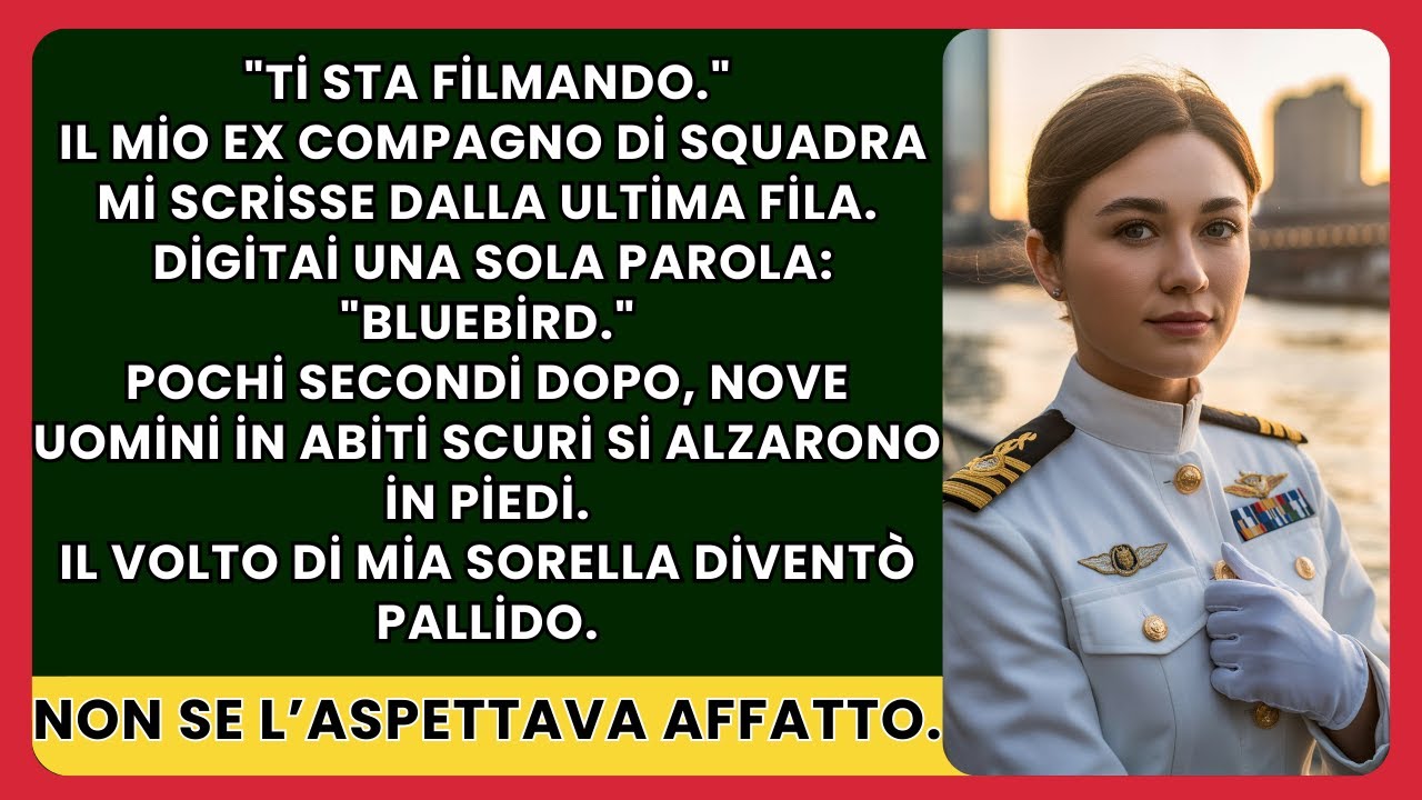 Pensavano fossi solo una dolente, finché il mio nominativo della Marina zittì la sala