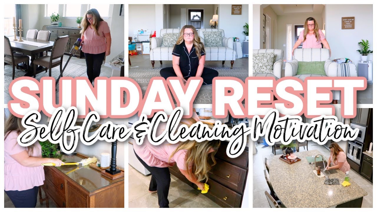 2023 Sunday Reset | Self Care & Cleaning Motivation | Mom to Moms - YouTube