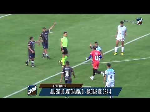 FEDERAL A 2022 FECHA 4 - ZONA NORTE JUVENTUD ANTONIANA 0 RACING CBA 4