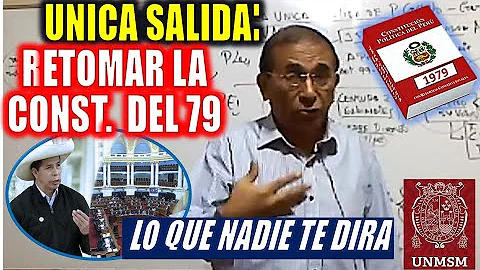 Dr. UNIV. SAN MARCOS. RAMIREZ ERAZO EXPLICA PORQUE...