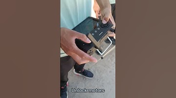 calibrate motors and test drone fly in the farm agricultural uav crop sprayer