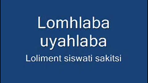 DJ Newo Lomhlaba uyahlaba