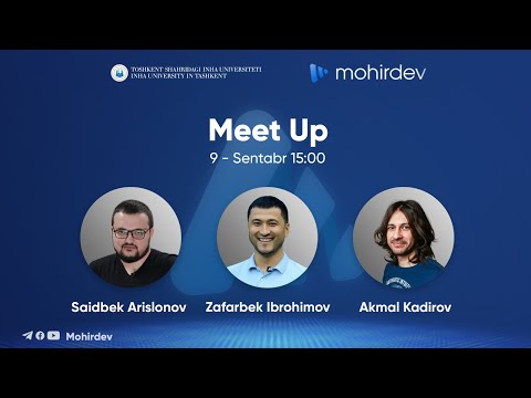 Mohirdev Meetup 1-soni | Saidbek Arislonov
