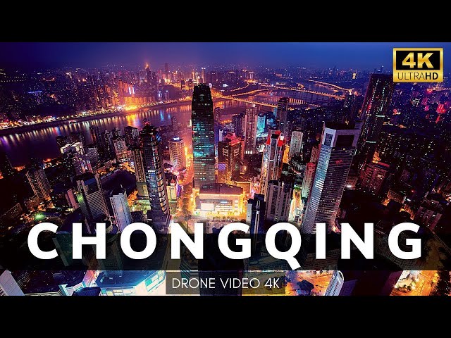 CHONGQING CITY CHINA 4K - Chongqing Incredible Infrastructure - Drone Video class=