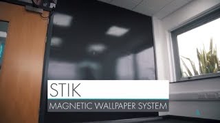 STIK magnetic wall covering from Leach
