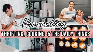 Relaxing Homemaking | What I do as a Mennonite Mom | Cooking, Thrifting, Cleaning
