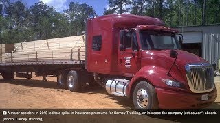 Spike in insurance rates lead to shutdown of Carney Trucking