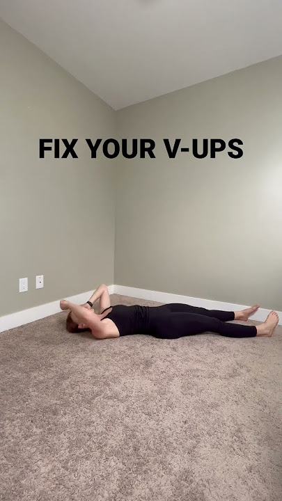 V-Up Exercise #abs #workouttips #vup #lowerabs