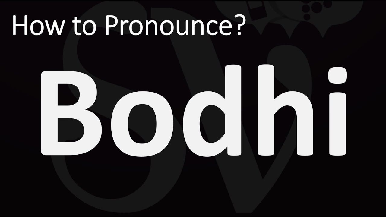 How To Pronounce Bodhi