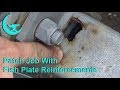 Patch Job With Fish Plate Reinforcements